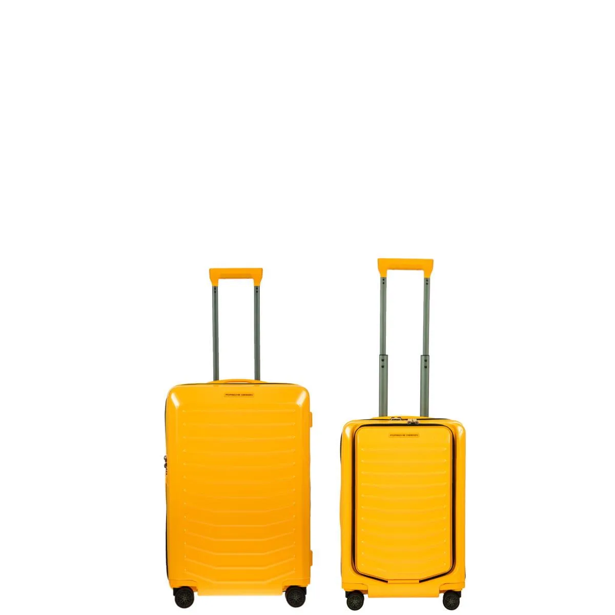 Bric's Porsche Roadster By Bric's 21 And 27" Expandable Set Luggage - Racing Yellow