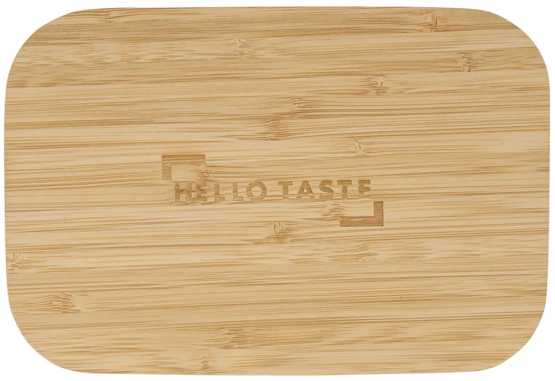 Bamboo Fiber Lunch Box with Cutting Board Lid