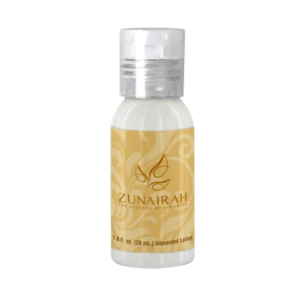 1 oz Lotion in Clear Round Bottle view 2