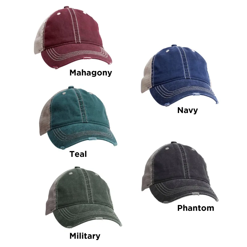Freedom250 - ACE USA Distressed Pigment Trucker Cap view 2