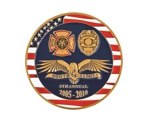 1.75" Challenge Coins - Zinc Core-Antique Gold Plating view 3