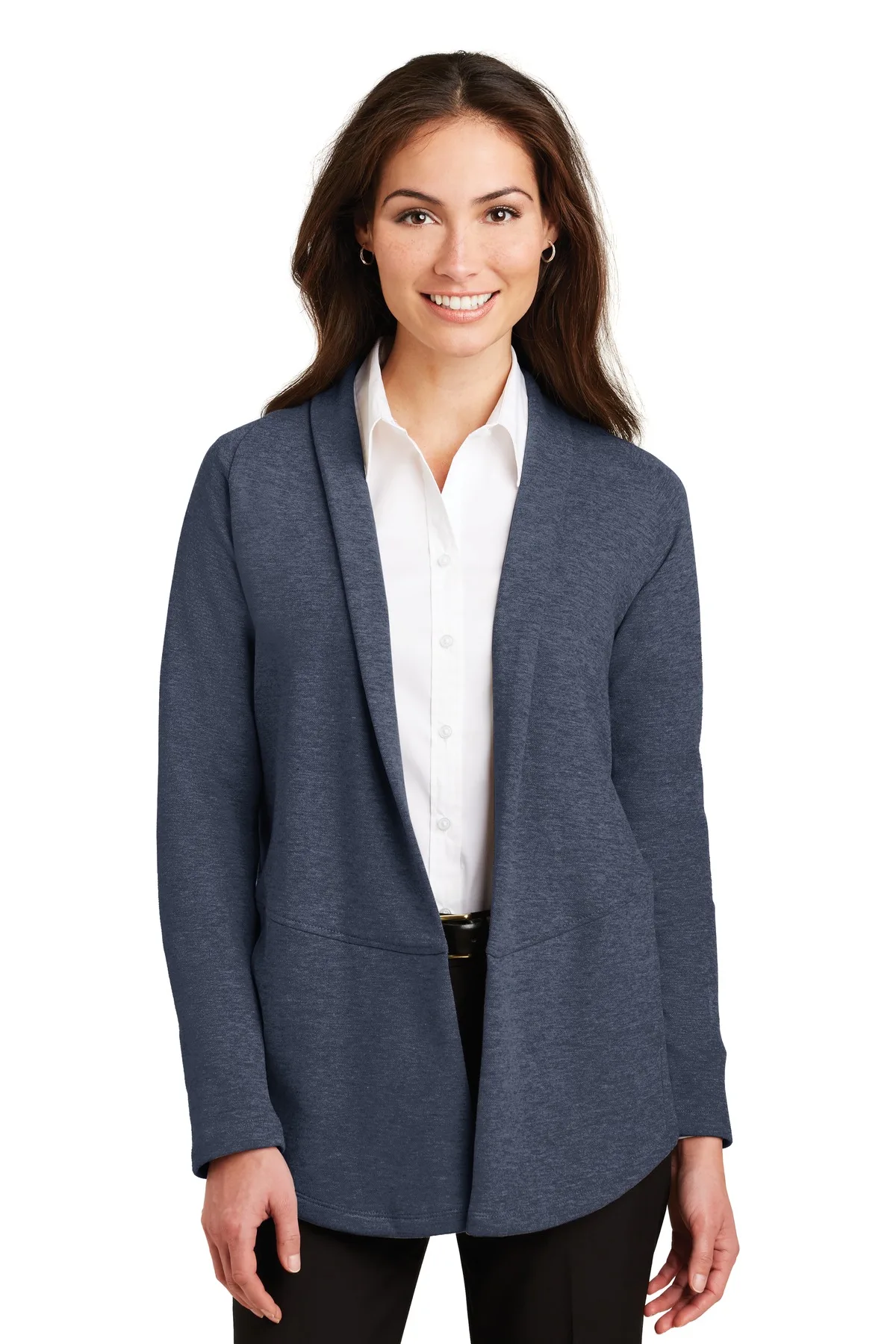 Port Authority® Women's Interlock Cardigan. view 2