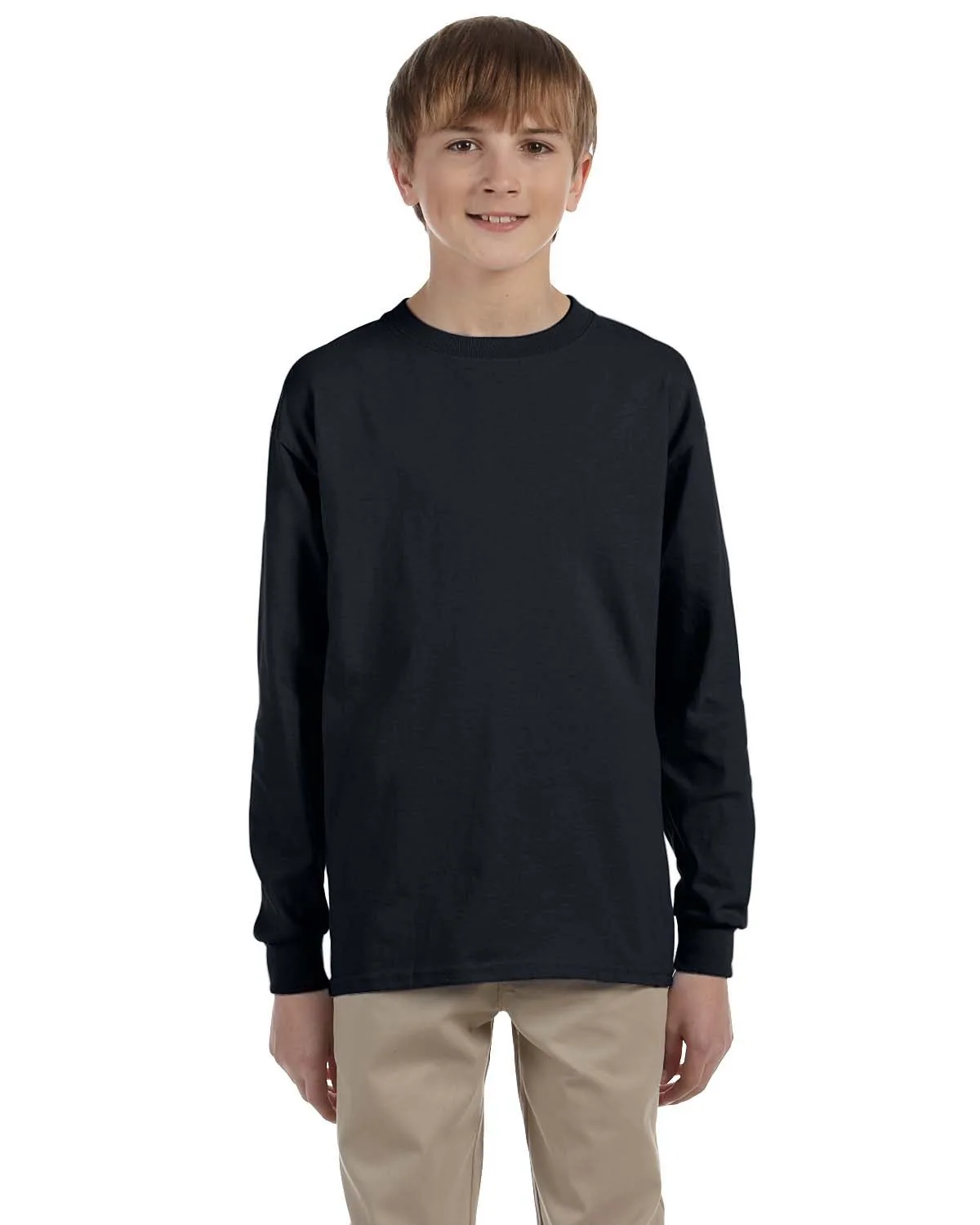 Jerzees Youth DRI-POWER® ACTIVE Long-Sleeve T-Shirt view 2