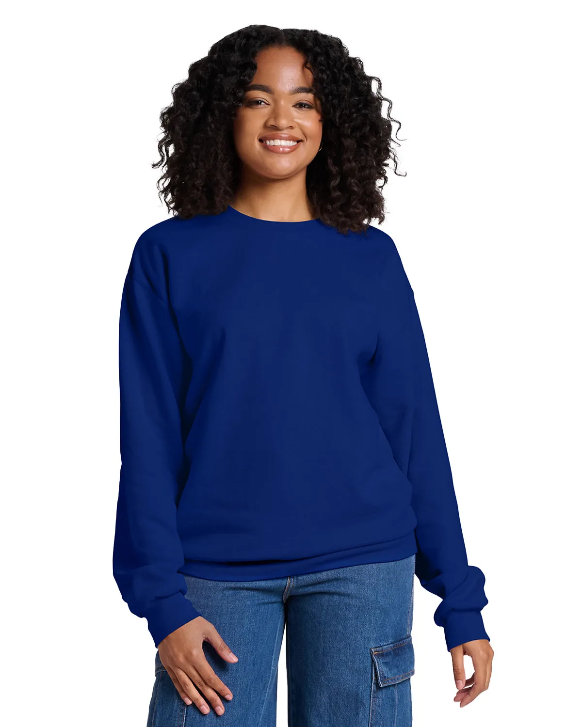 Jerzees Unisex Ultimate™ CVC Ring-Spun Sweatshirt view 7