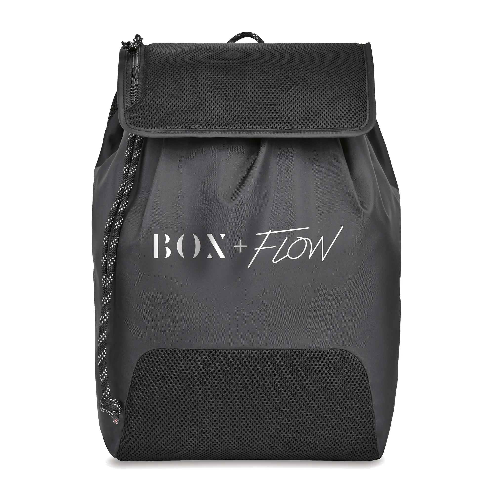 Revive Mesh Drawstring Backpack - Black