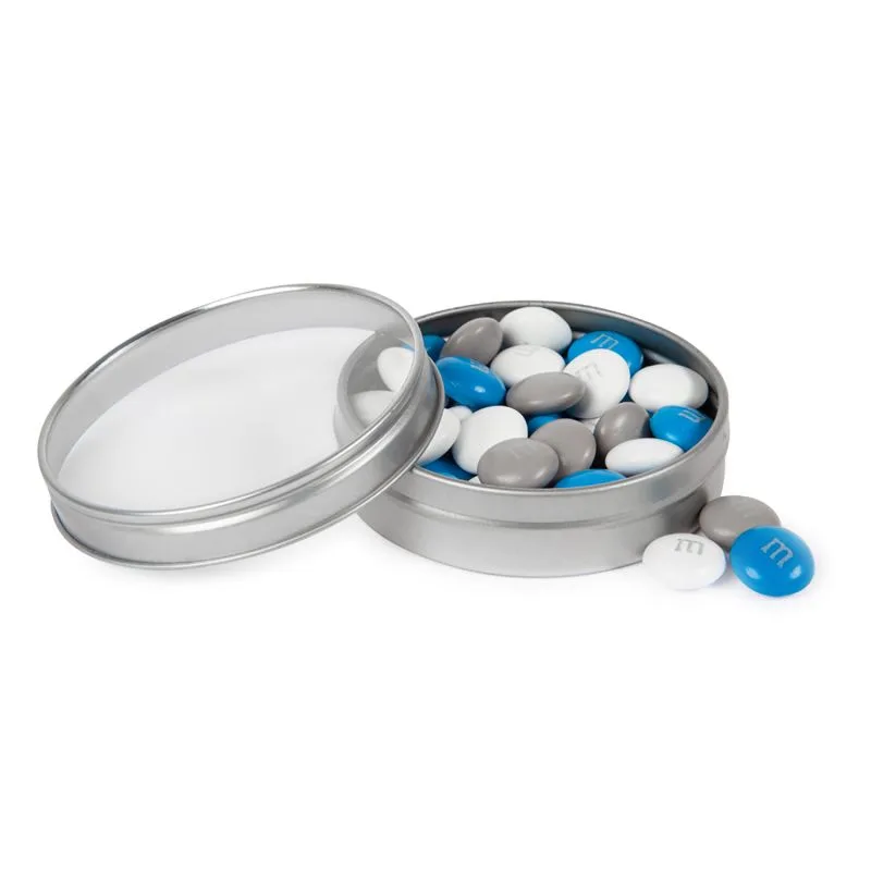 1.5 oz. Color Choice M&M'S® in Silver Tin