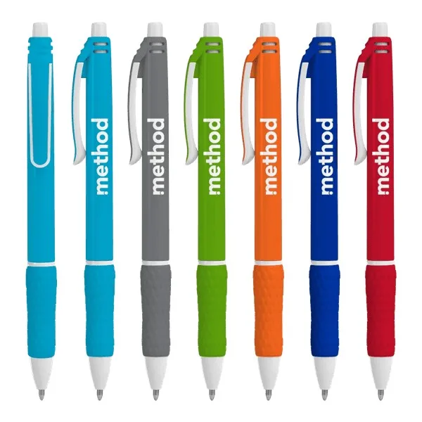 Vortex Recycled Solid Color Barrel Pen view 2