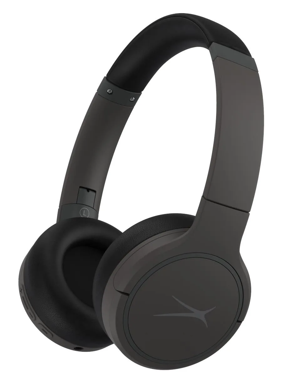 Altec Lansing Gray Nanophones Wireless Bluetooth Headphones