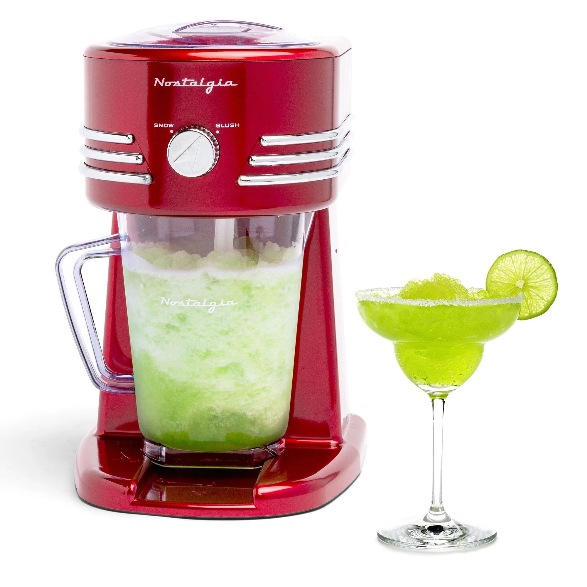 Nostalgia Retro 40 Oz. Frozen Beverage Station Red