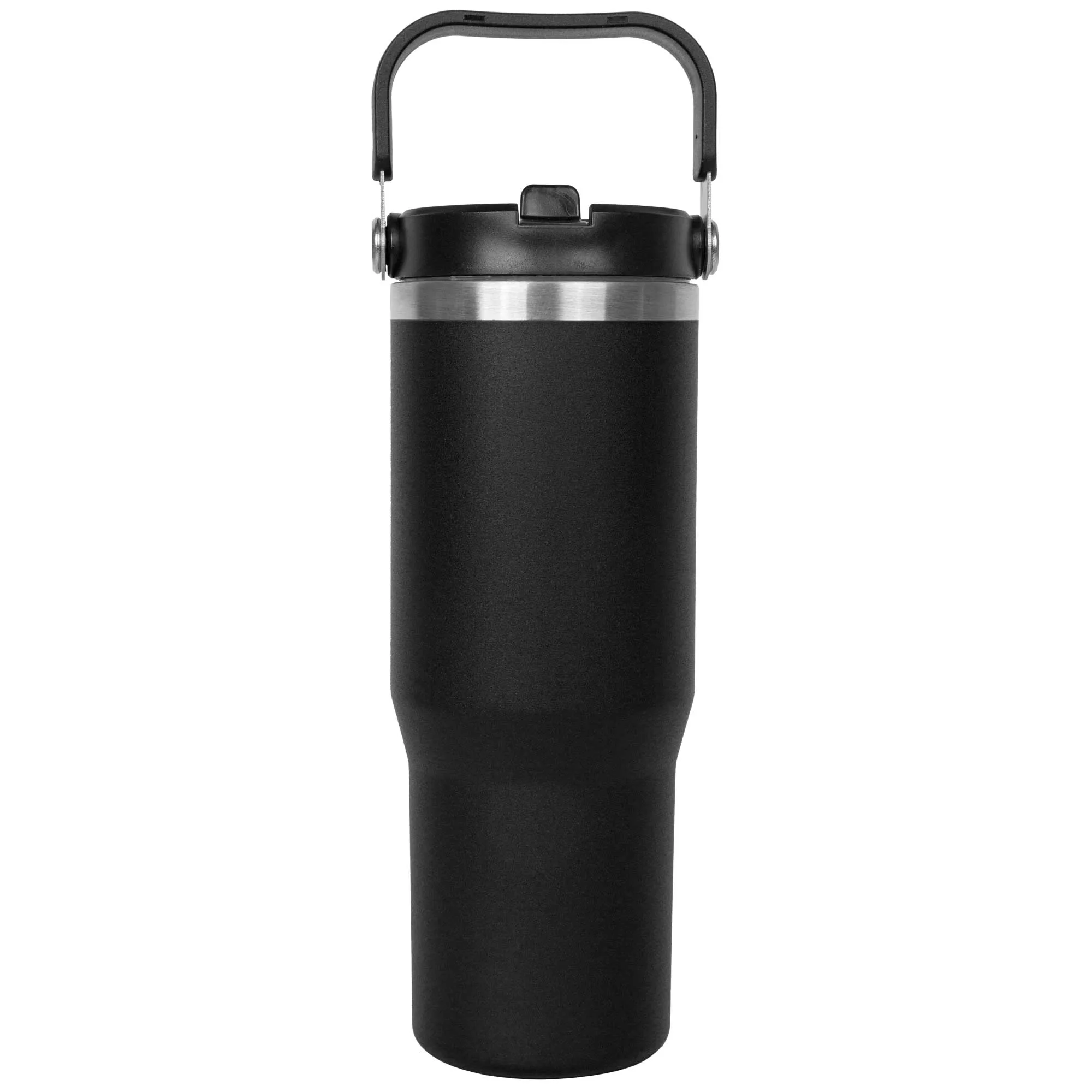 30 Oz. Stainless Steel Insulated Mug w/Handle & Built-In Straw view 2
