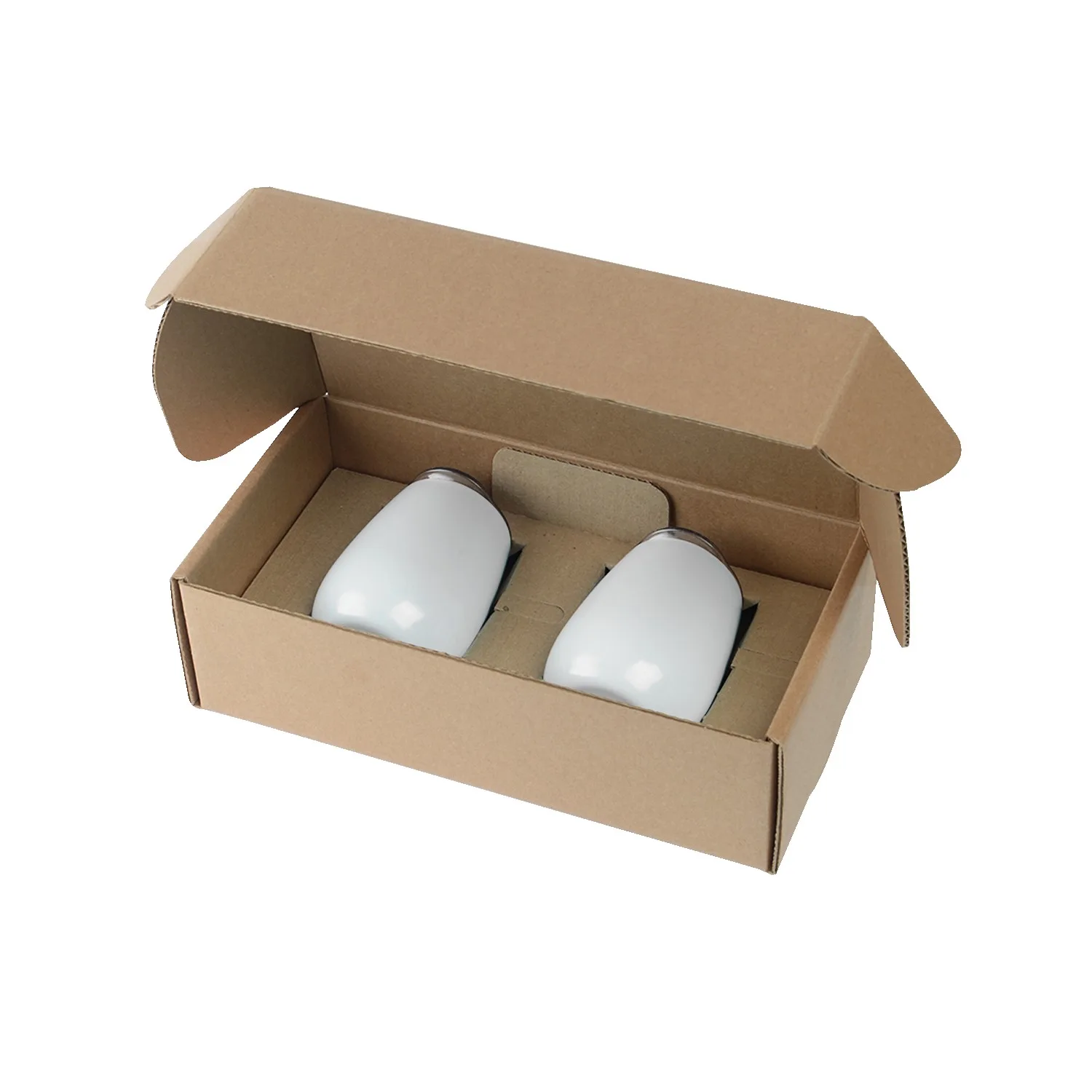 Stainless Steel Stemless Wine Glasses Gift Box Set view 2