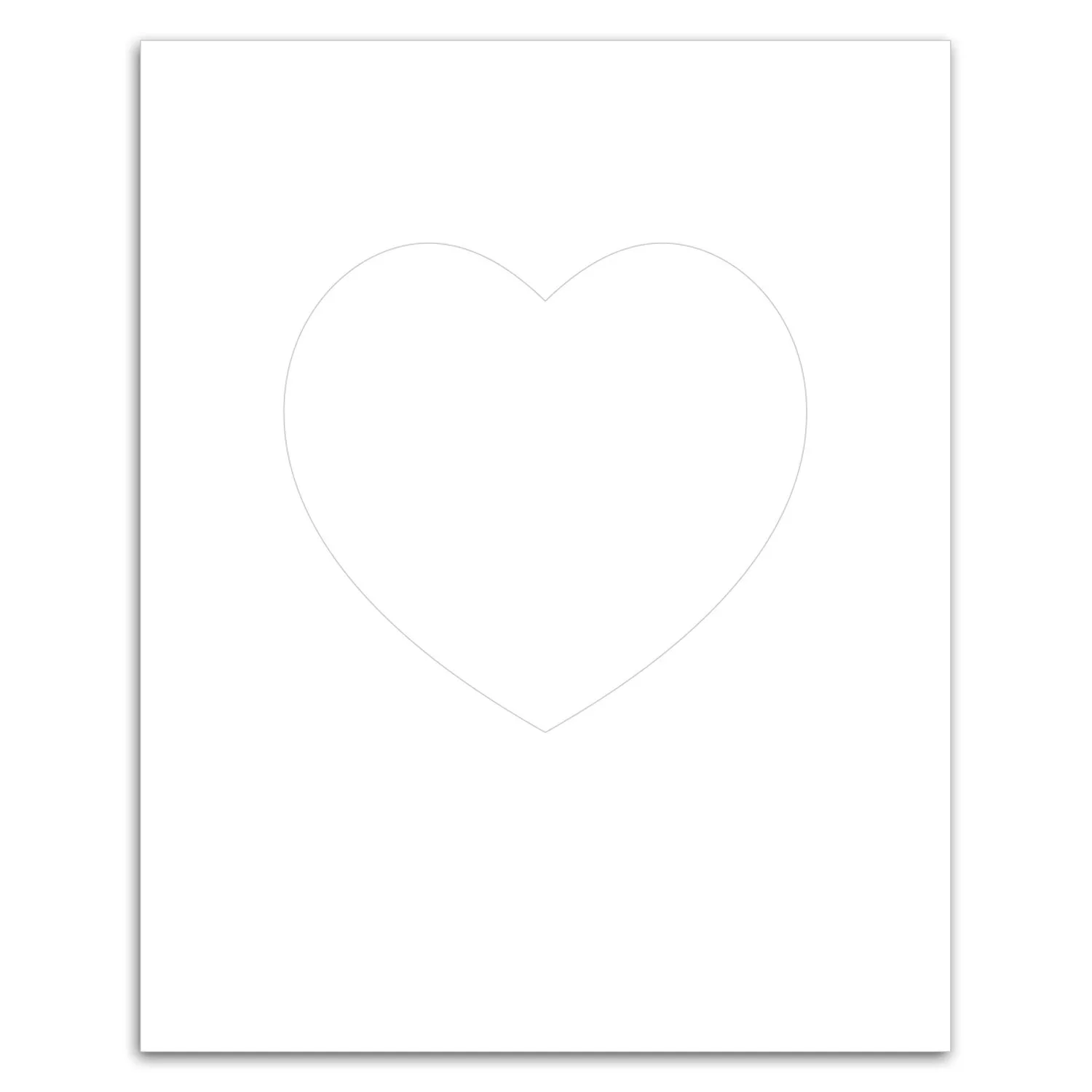 Heart Punch Out Picture Frame Magnet view 2