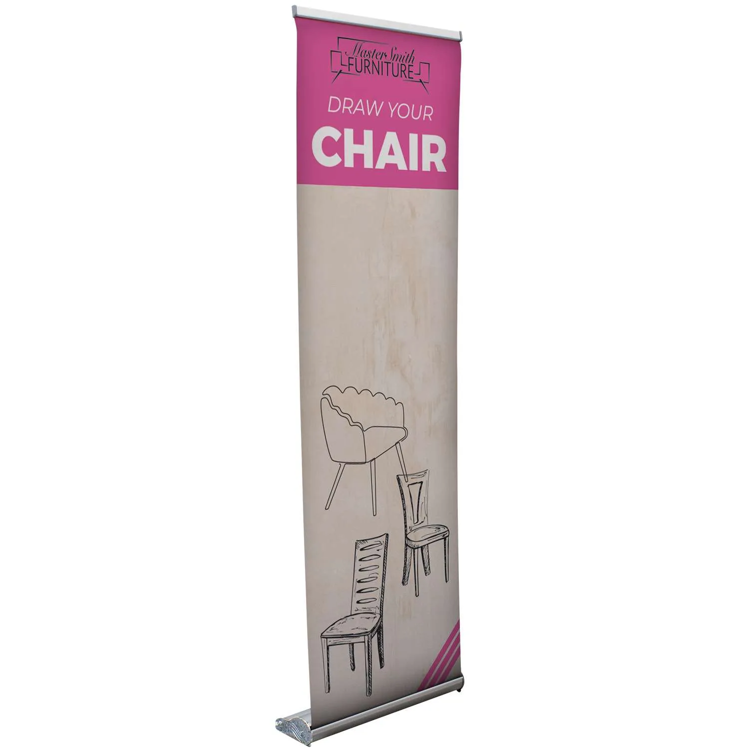 24" Stratus Retractor Kit (Dry-Erase Media)
