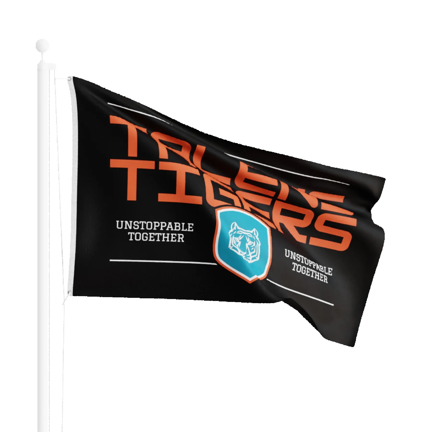 Large Full Color Flag (Domestically Decorated) 18" x 30" view 2
