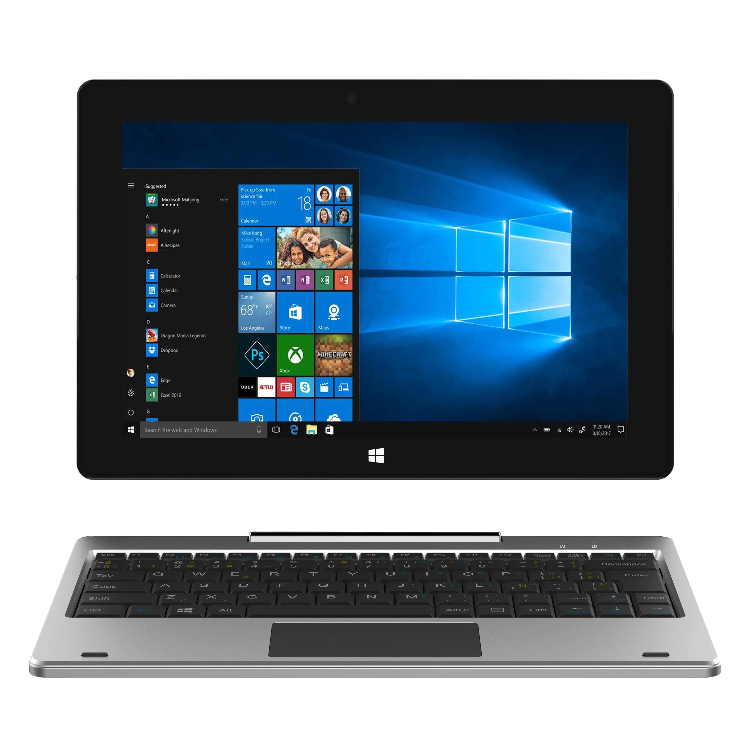 Supersonic 10.1" Windows Tablet & Detachable Keyboard