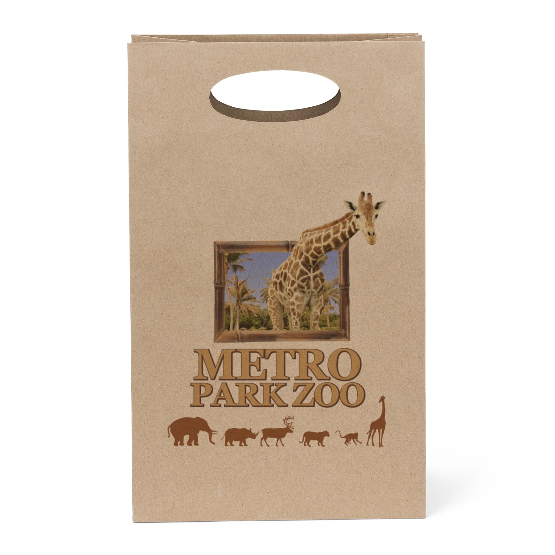 Donna - Eco Die Cut Shoppers - Chromatic (8" x 4" x 13")