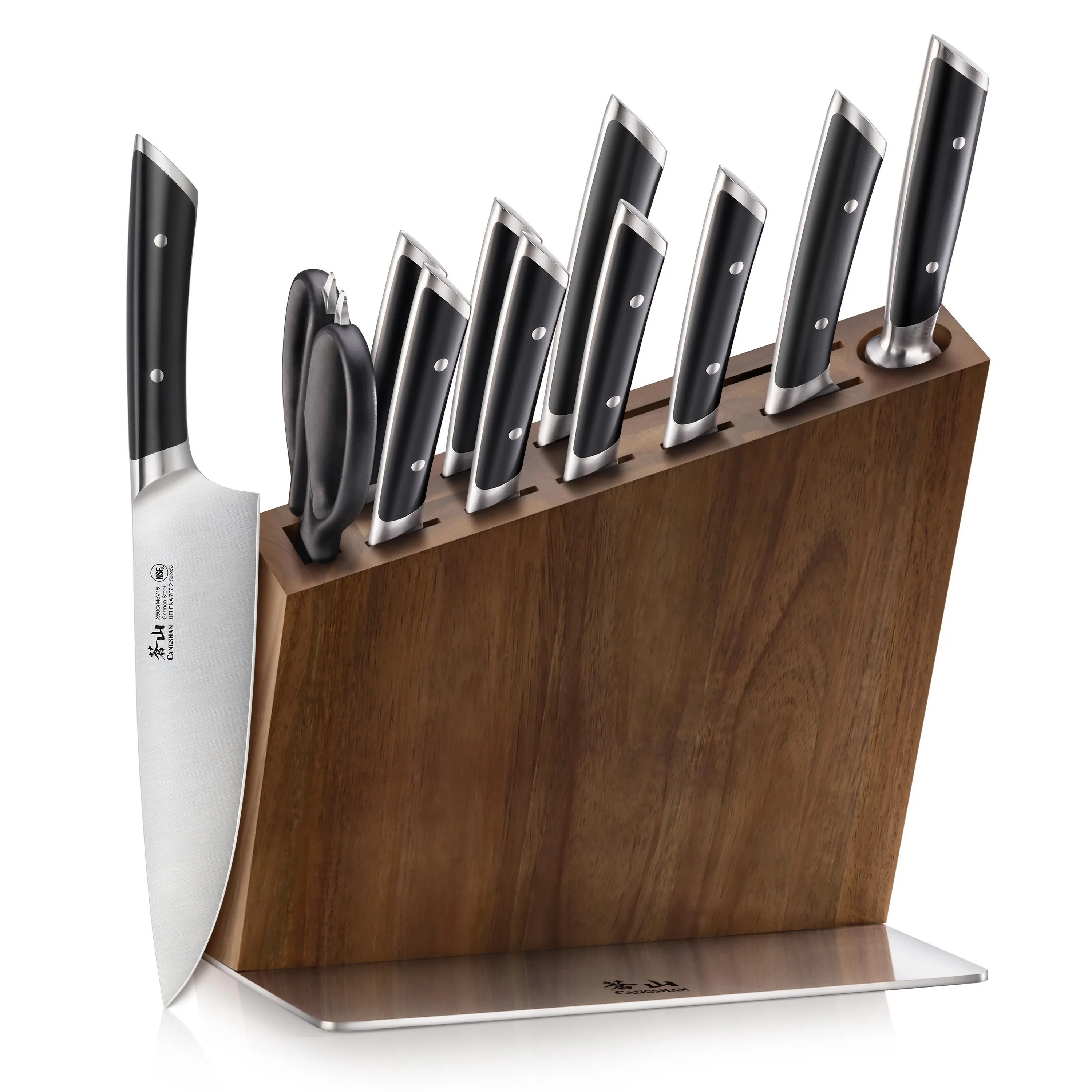 Cangshan 12-Piece Helena Series Hua Block Set