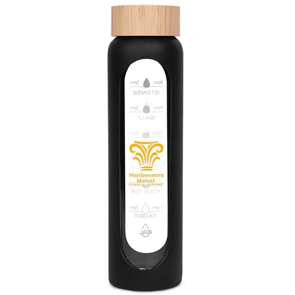36 Oz. Bronte Glass Water Bottle view 6