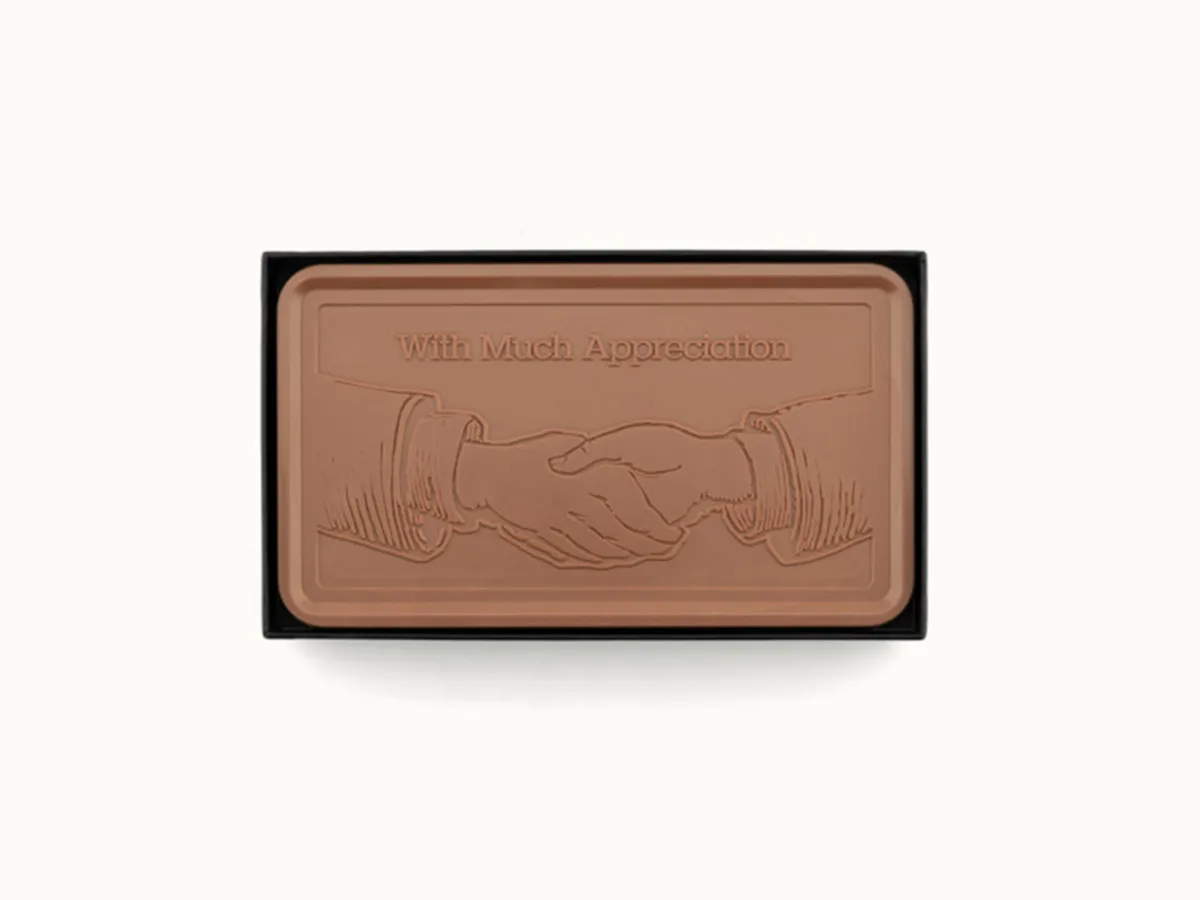 Appreciation Epic 1lb. Chocolate Bar with Personalized Packaging view 3