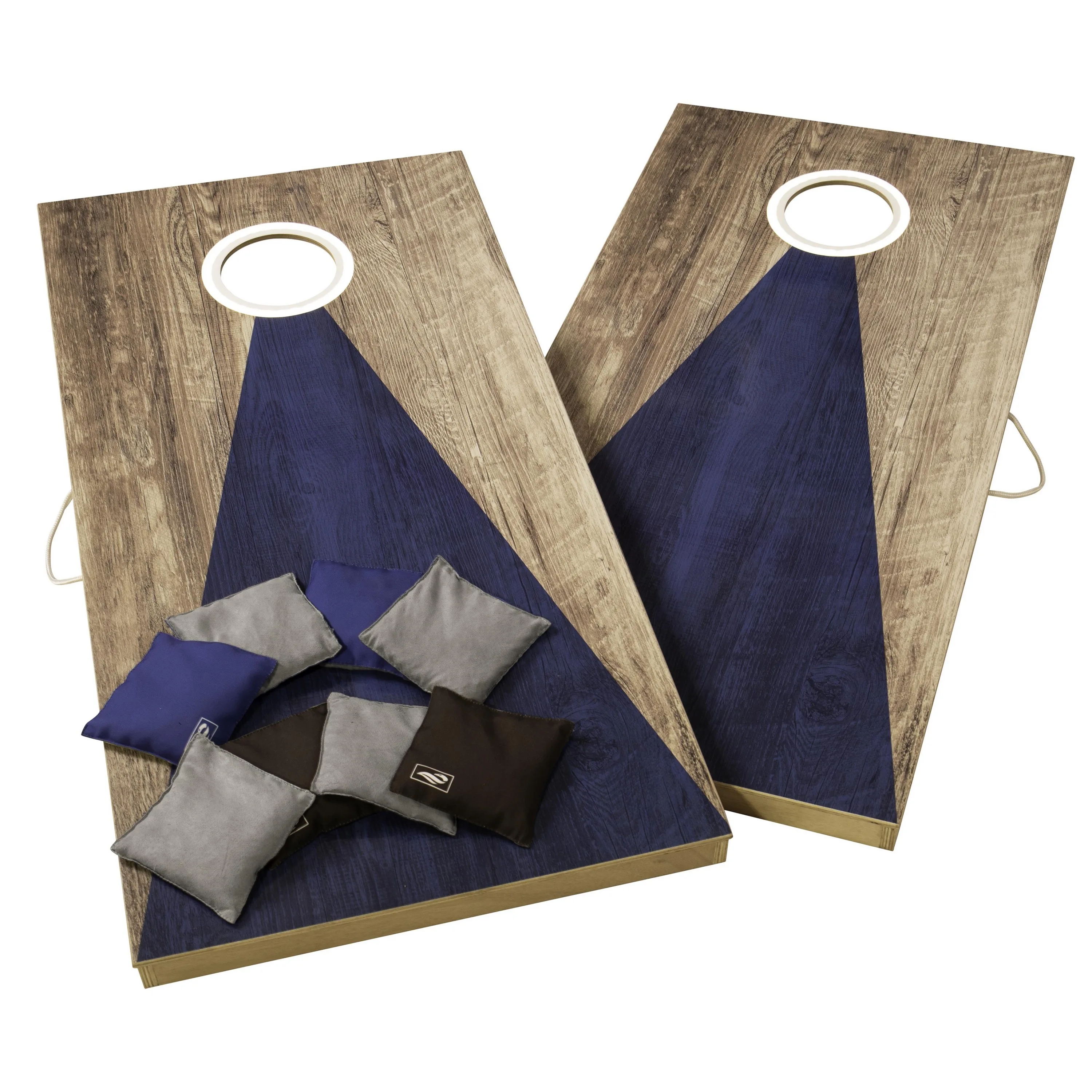Escalade Sports Triumph Sports - Led 2 X 4-Foot All-Wood Bag Toss - Blue/Gray