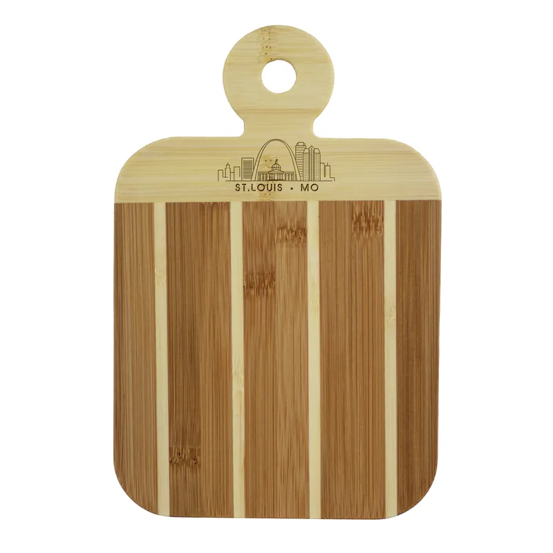 Striped Paddle St Louis City Skyline Board