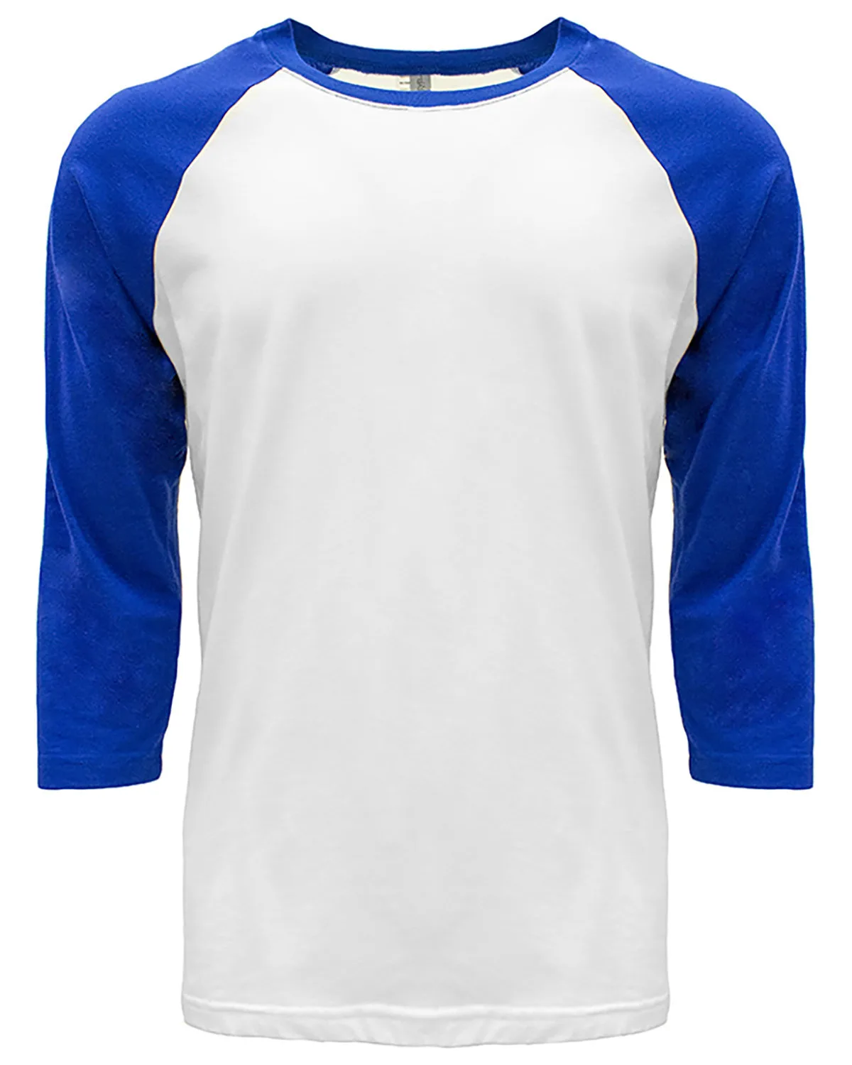 NEXT LEVEL APPAREL Unisex CVC Three-Quarter Sleeve Raglan Baseball T-Shirt view 6