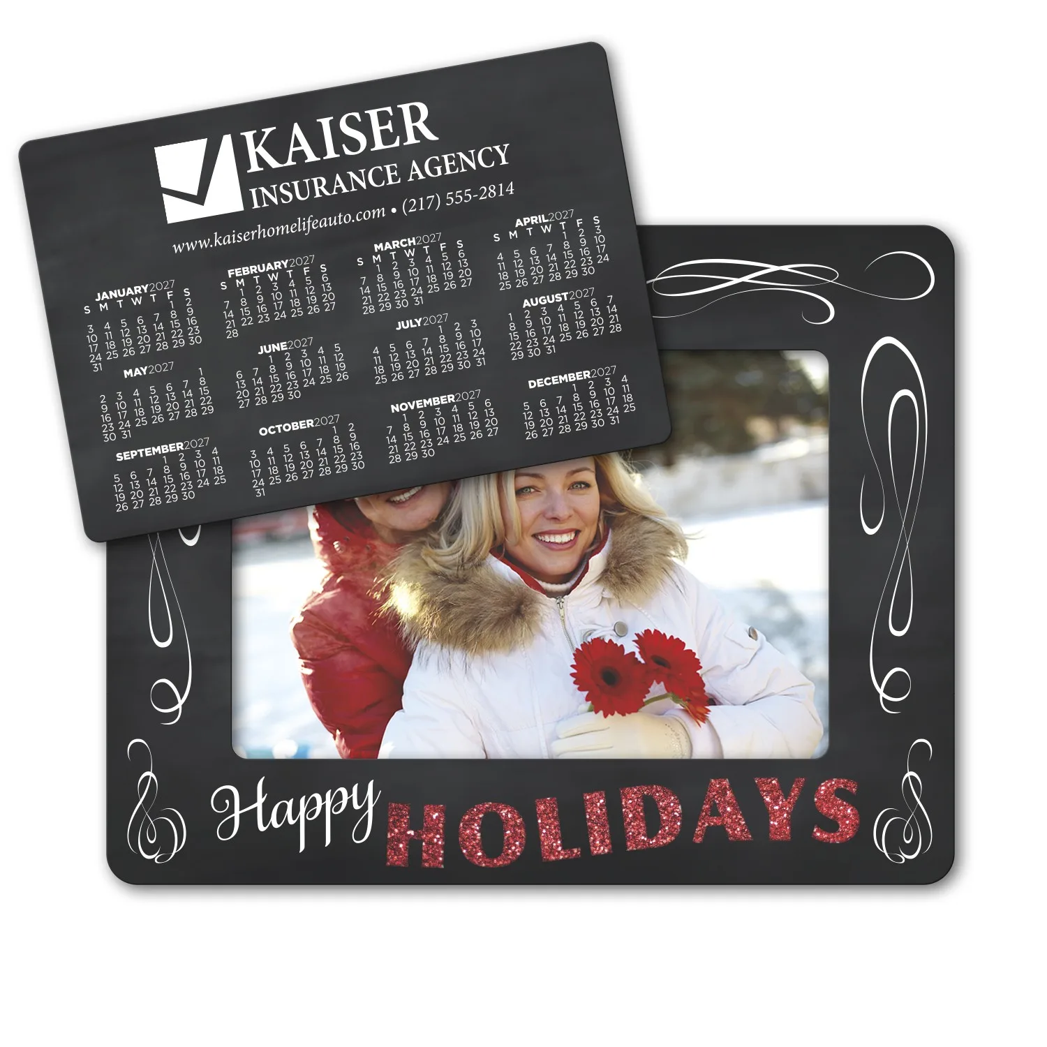 Holiday Calendar Punch Out Picture Frame view 2