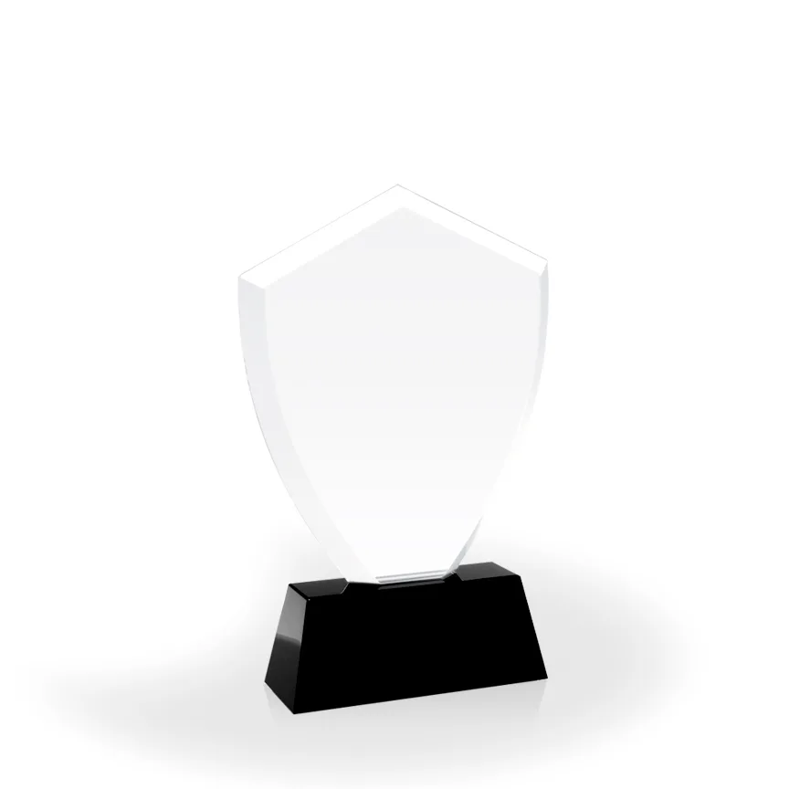 Denver UV Print Crystal Shield Award view 2