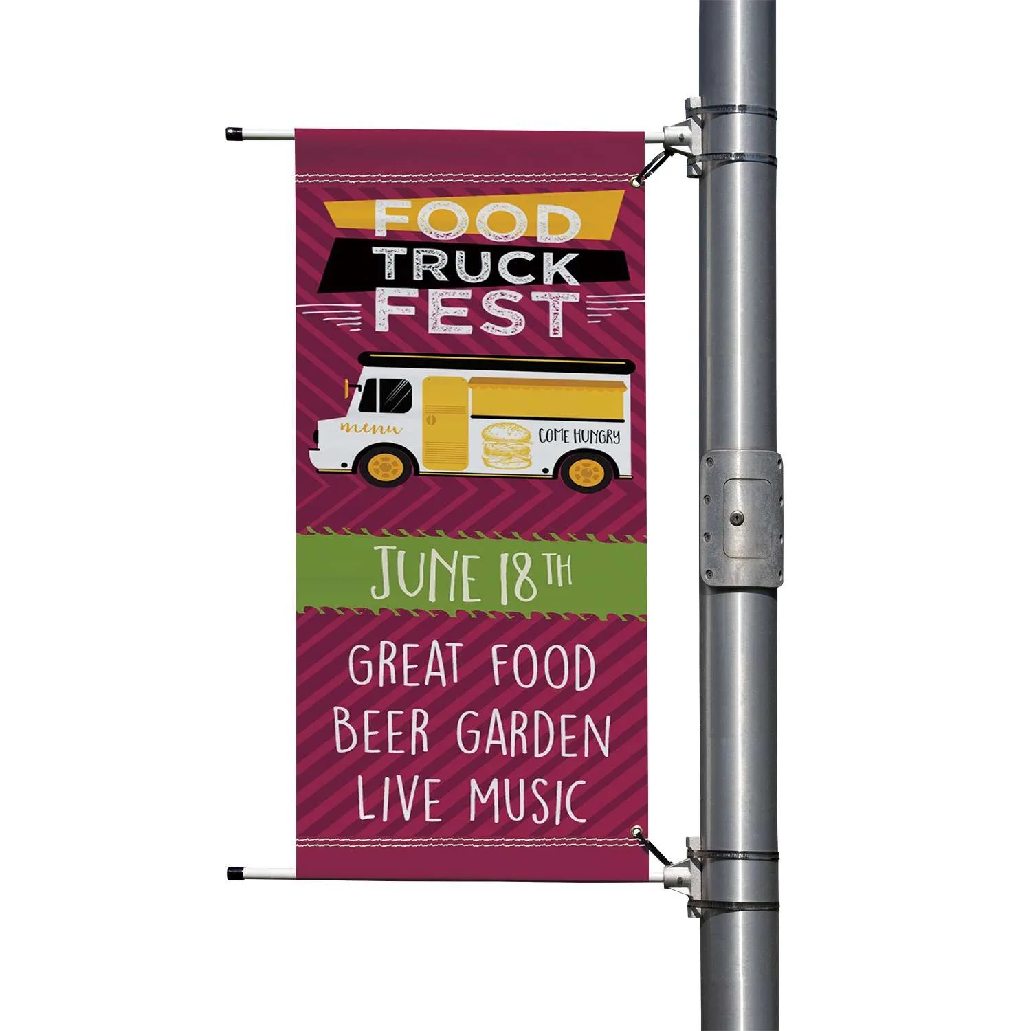 30" x 60" Vinyl Boulevard Banner Double-Sided view 2