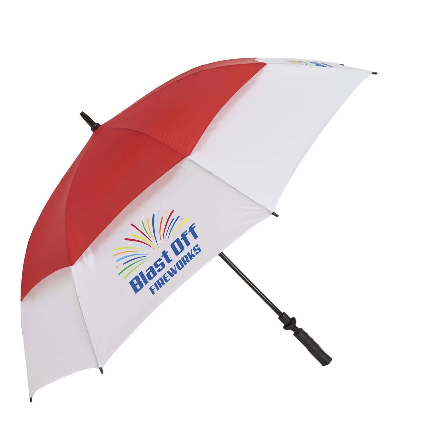 Auto Challenger Golf Umbrella Full-Color Imprint 4 Panel