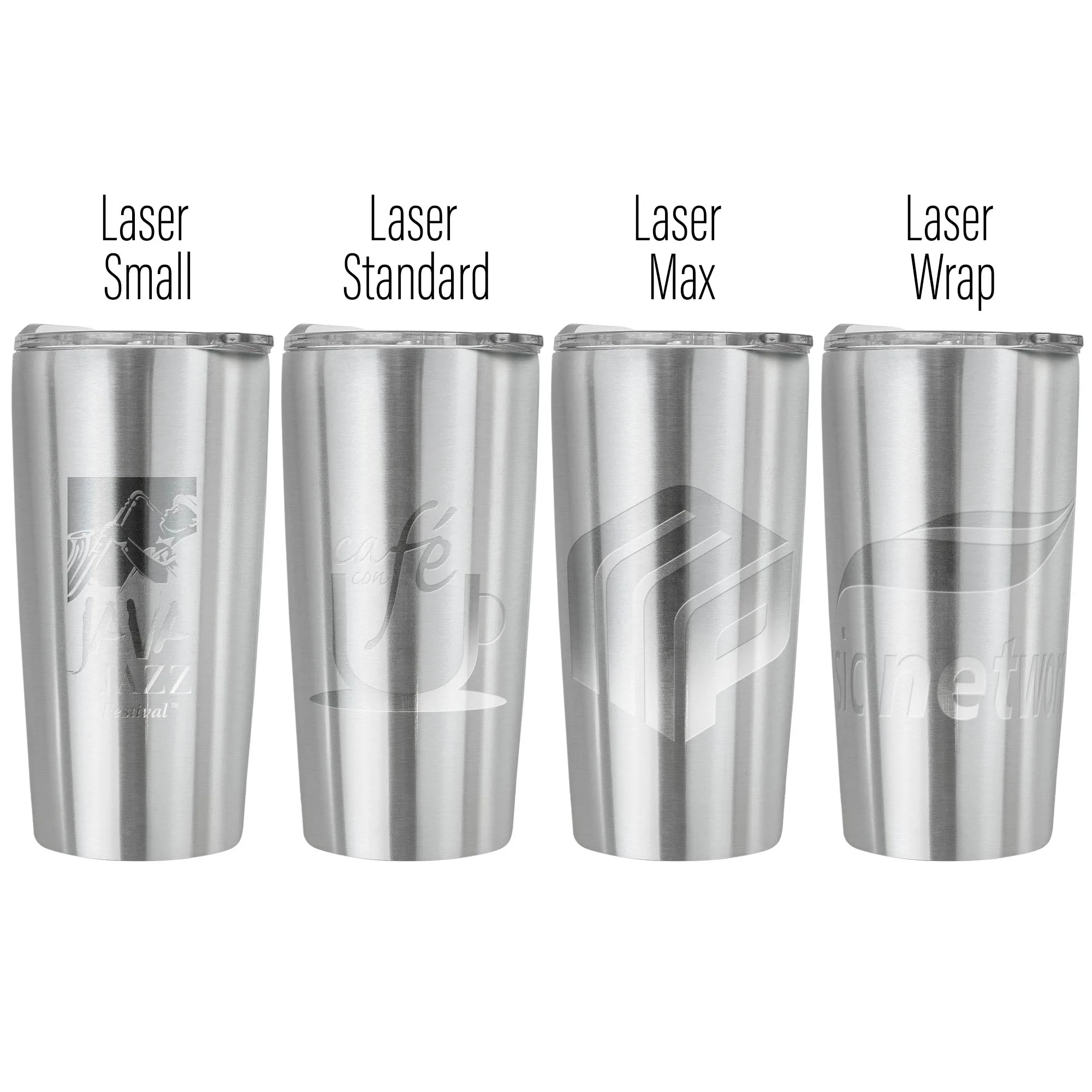 Stainless Steel Silver Group Laser Sizes