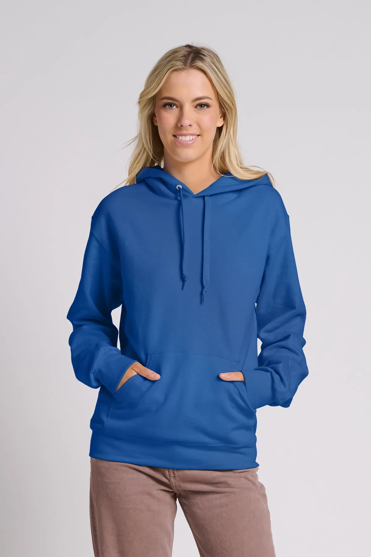 Jerzees Ultimate™ Unisex CVC Ring Spun Hooded Sweatshirt view 3