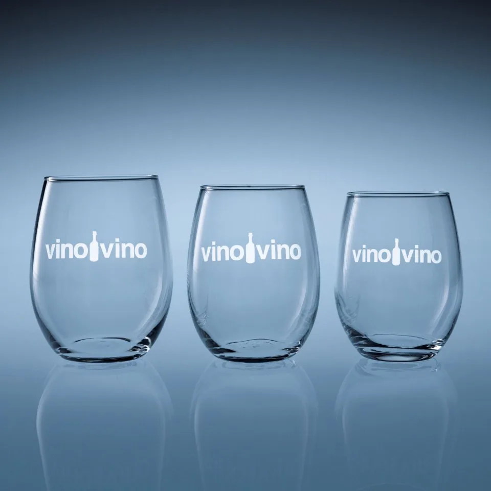 15 Oz. Trendsetter Stemless White Wine Glass (Set of 2)