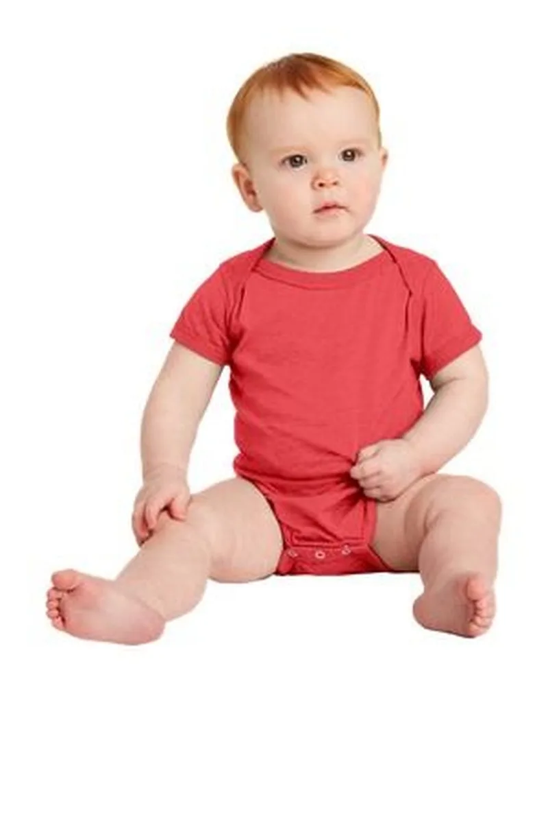 DISCONTINUED Rabbit Skins™ Infant Vintage Fine Jersey Bodysuit . — Vintage Camo Gray/Green