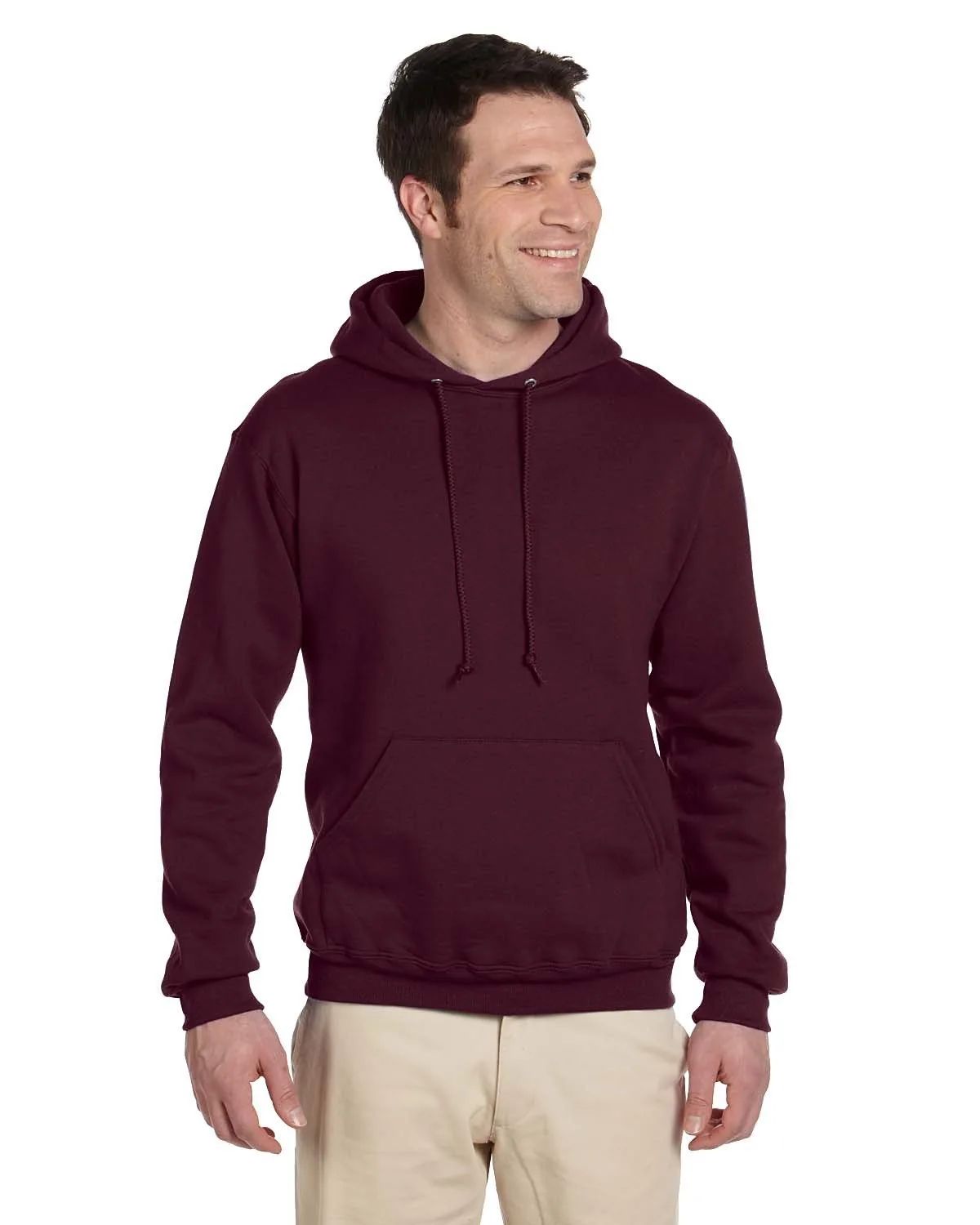 Jerzees Adult Super Sweats® NuBlend® Fleece Pullover Hooded Sweatshirt view 6
