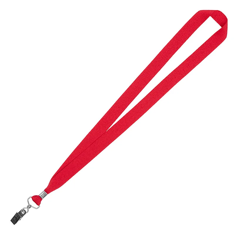 3/4" Eco Friendly rPET Lanyard w/ Bulldog Clip view 3