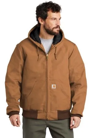 Carhartt ® Quilted-Flanne-Lined Duck Active Jac. view 5