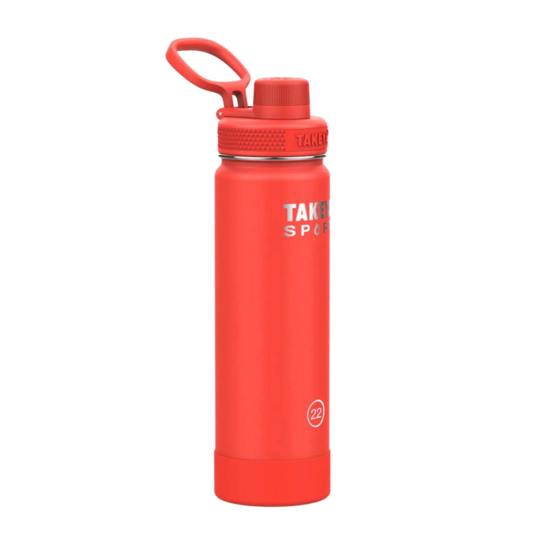 22 oz Takeya® Stainless Steel Insulated Sport Water Bottle w/ Spout Lid view 5