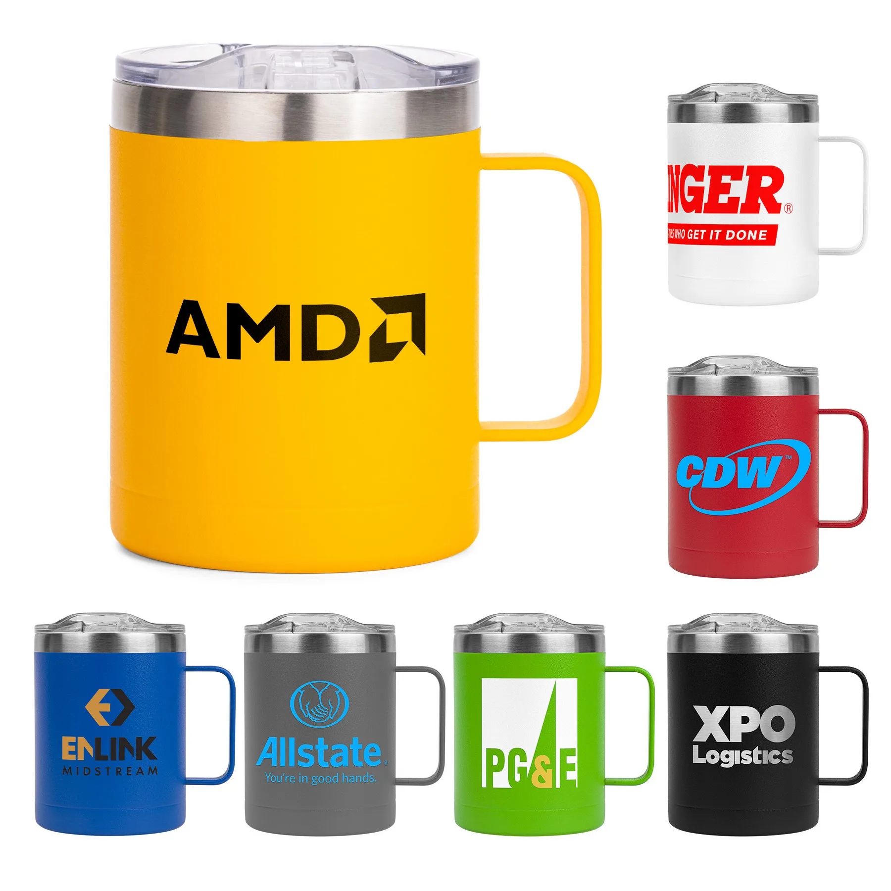 14 Oz. Powder Coated Campfire Mug