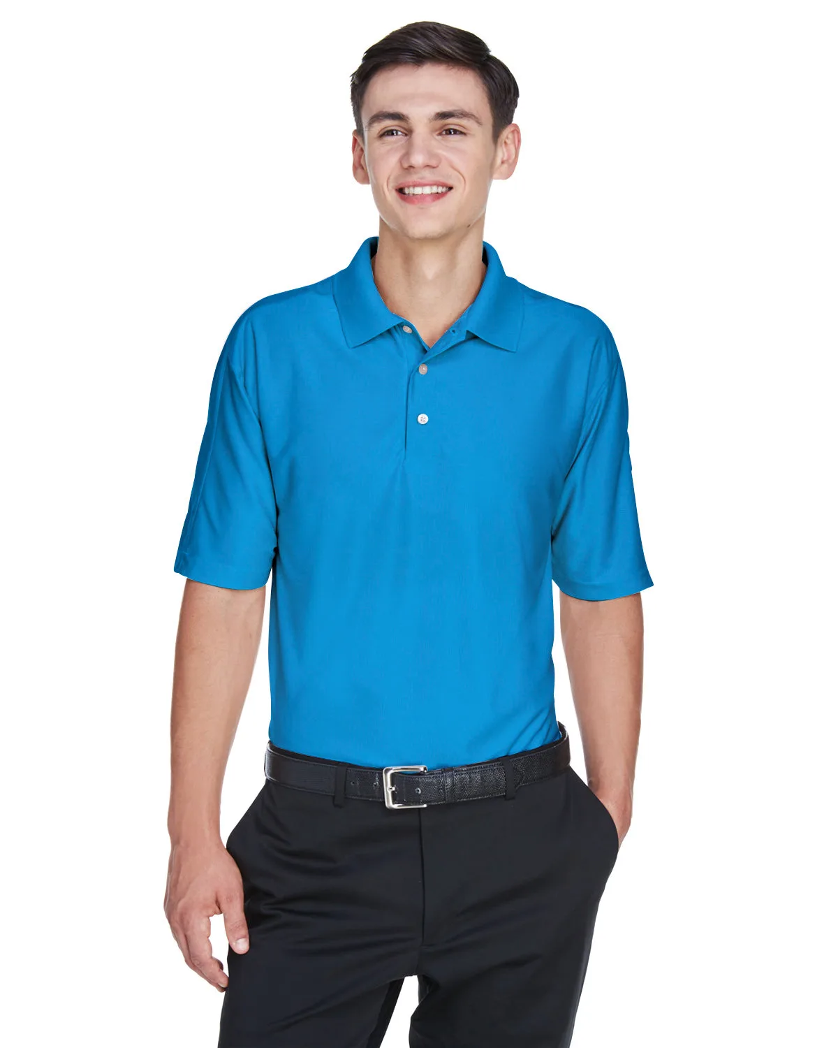 ULTRACLUB Men's Cool & Dry Elite Performance Polo view 5