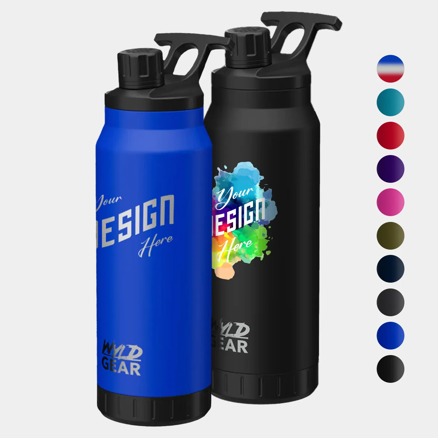 34 oz Wyld Gear® Stainless Steel Vacuum Insulated Mag Bottle