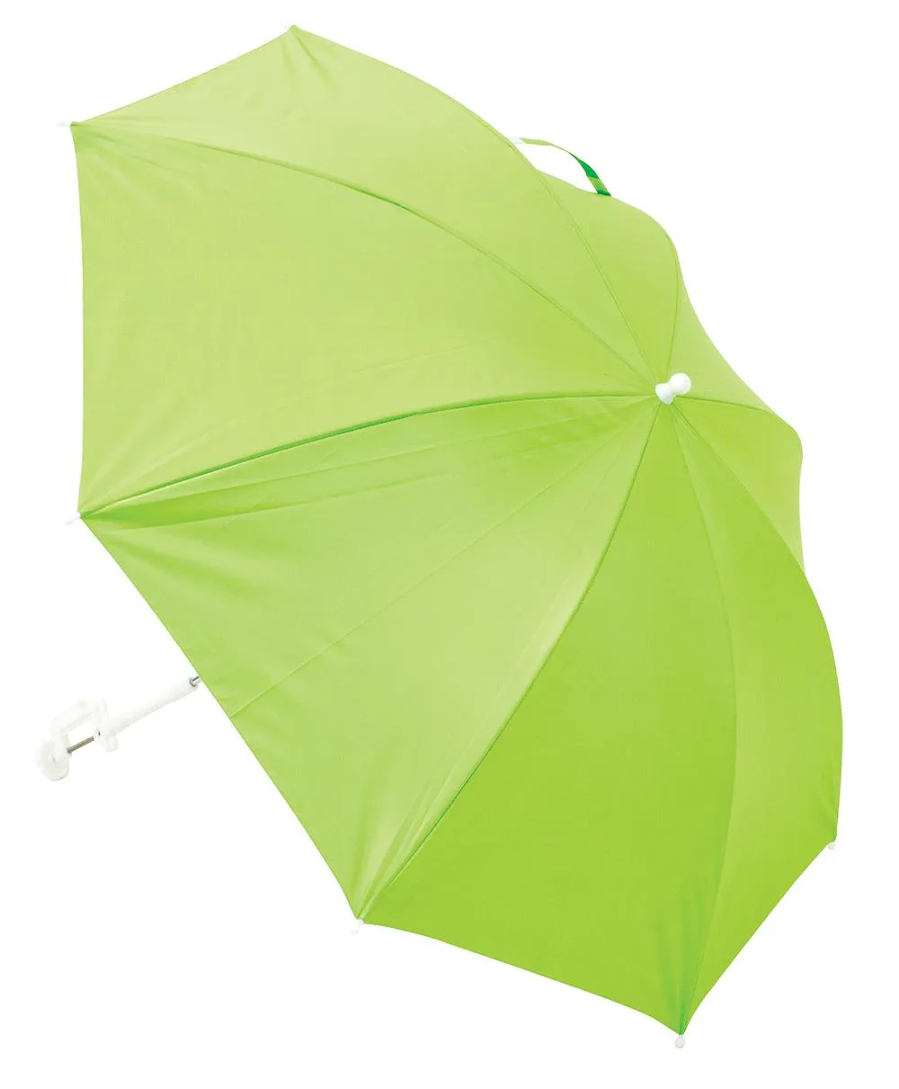 Rio Clamp-On Umbrella Size 4' - Neon Green