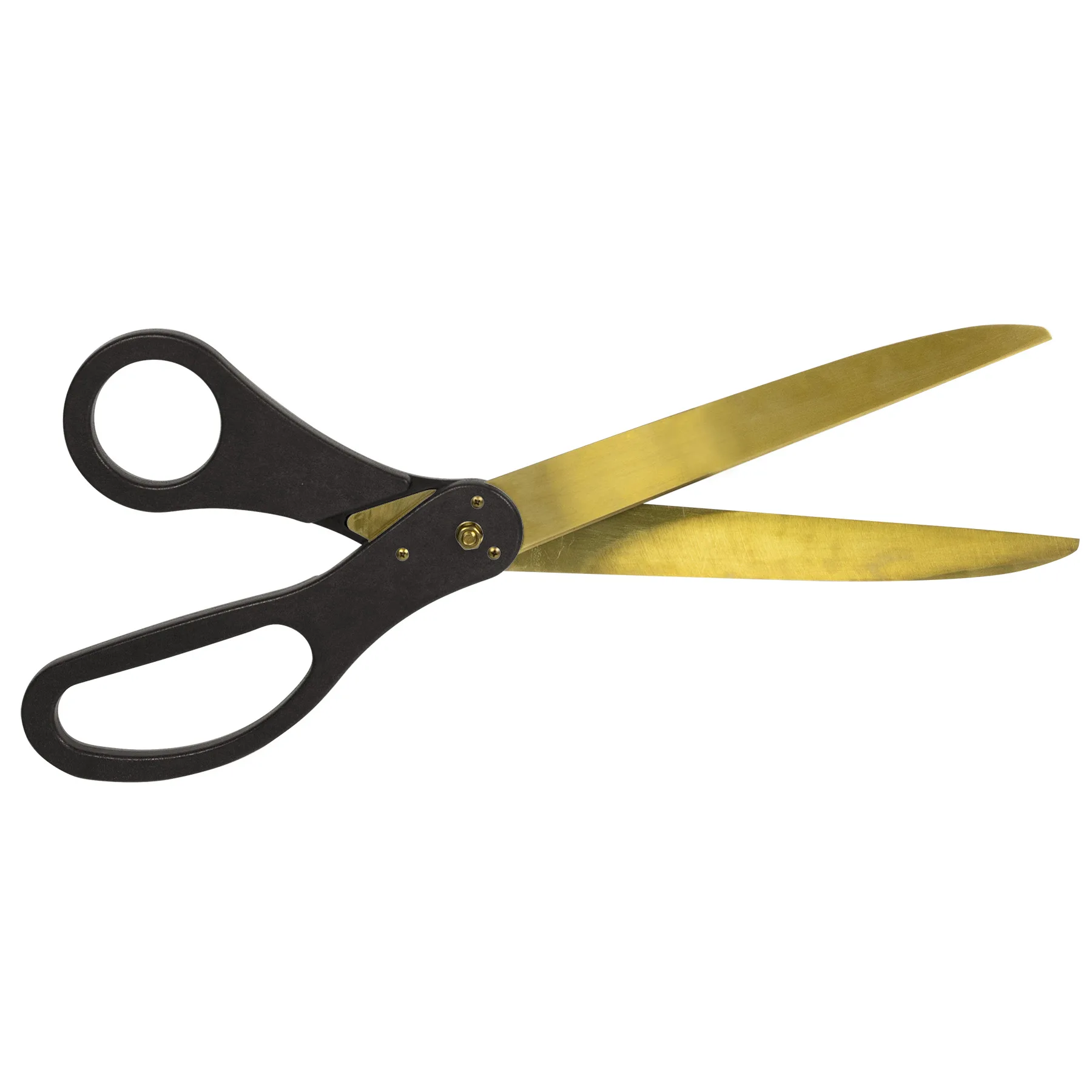 30" Large Scissors - Gold Blades - Direct Print view 2