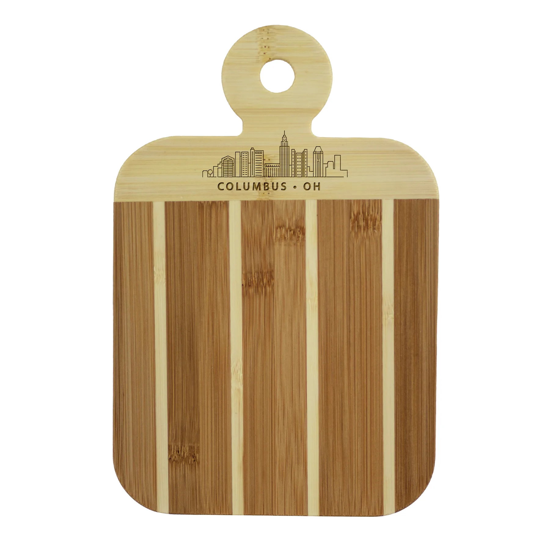 Striped Paddle Columbus City Skyline Board