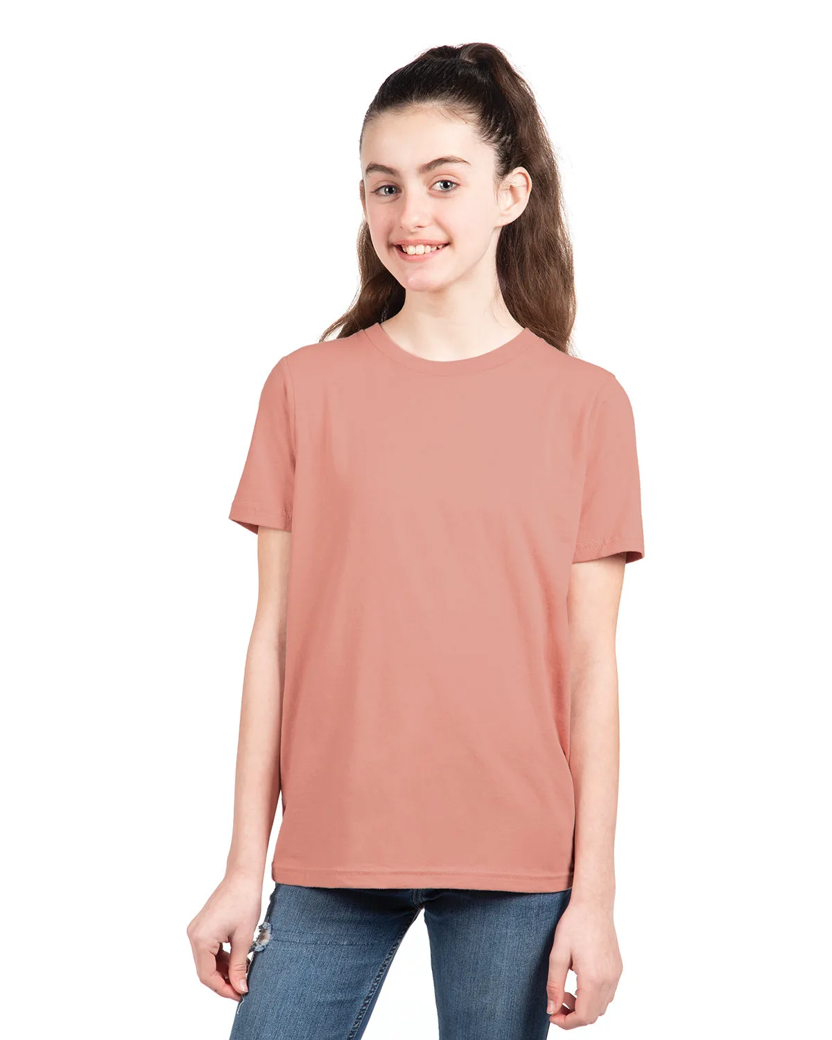 NEXT LEVEL APPAREL Youth Boys' Cotton Crew view 5