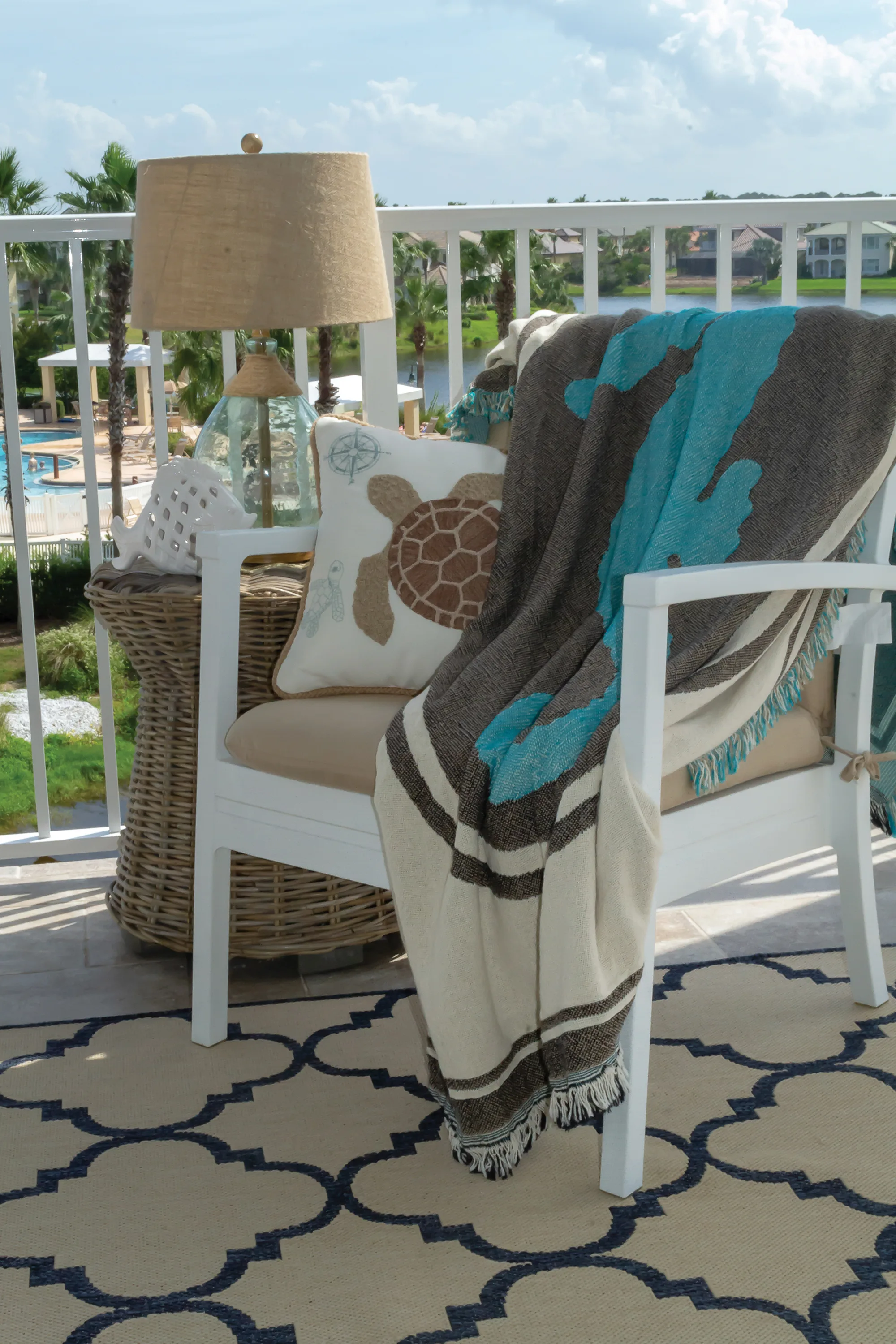 Standard 2.5 Layer Fringed Throw view 2
