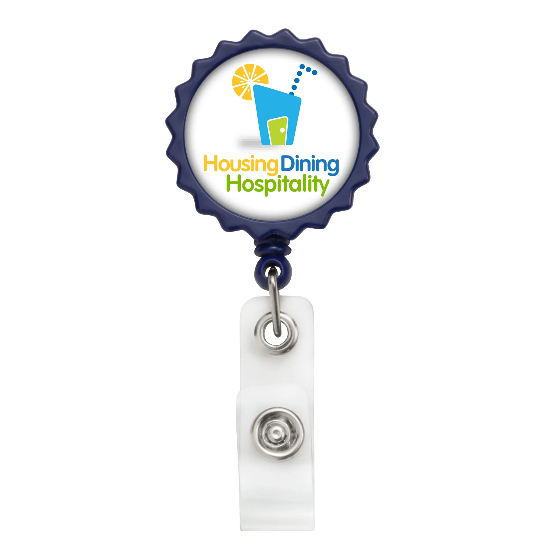 Bottle Cap Retractable Badge Reel view 5