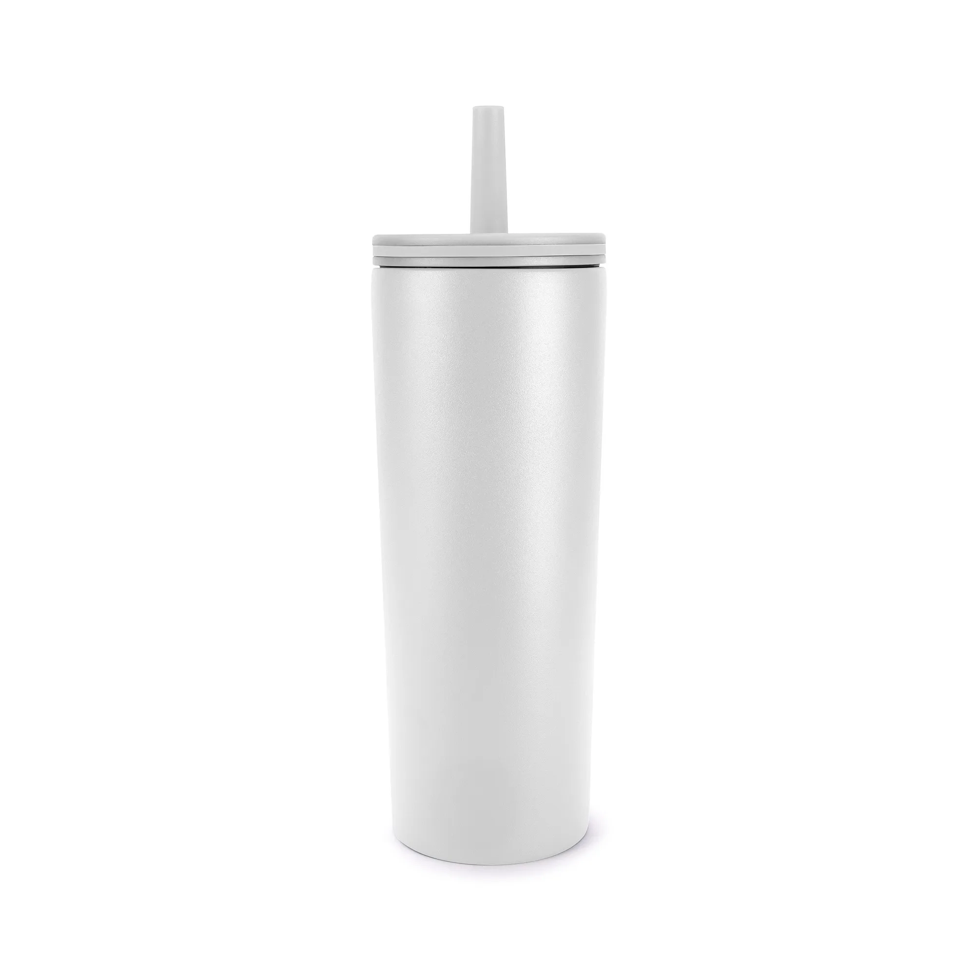 ChillFlow 24oz Stainless Steel Mug with Straw view 2