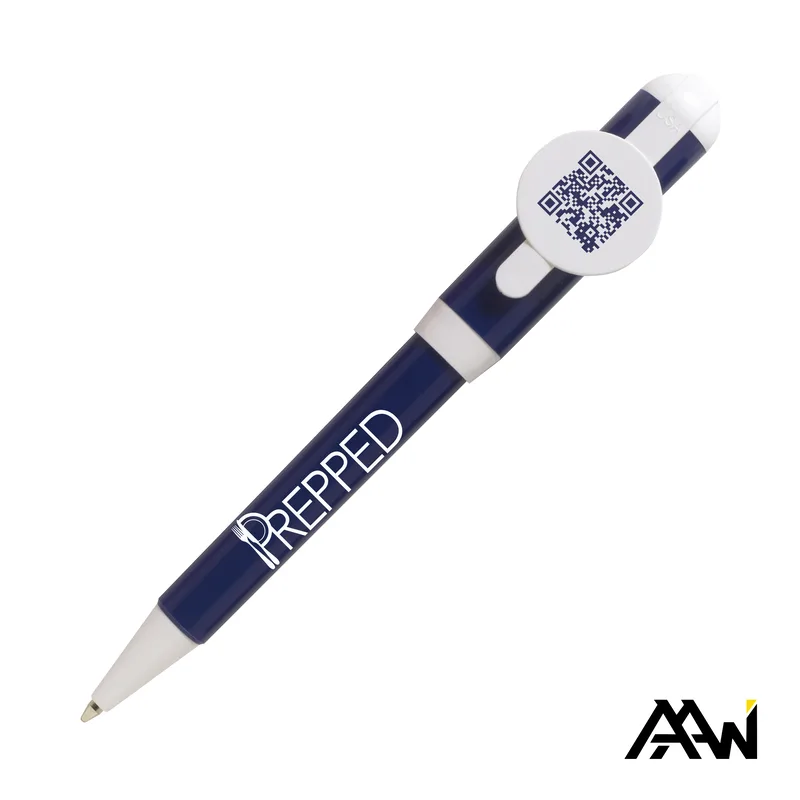 White Trim, Dark Blue / White