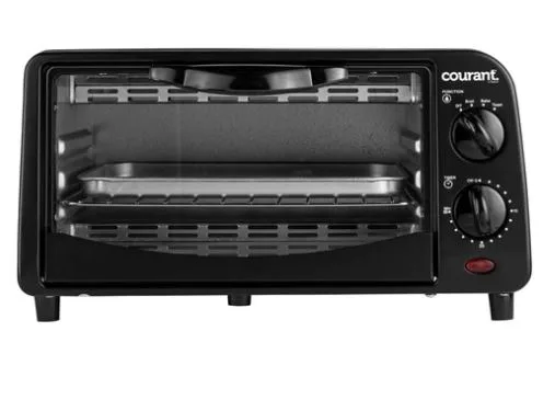 Courant 4-Slice Countertop Toaster Oven - Black